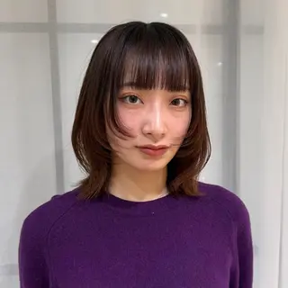 ミディアム nana/ボブ/ レイヤー/梅田のヘアスタイル