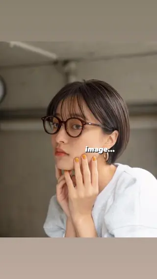 ショート 似合わせ🧚‍♀️ karin🇬🇧のヘアスタイル