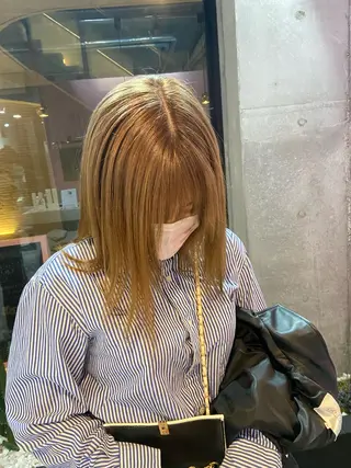 カラー 艶感透明感カラー🤍 hinaのヘアスタイル