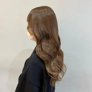 ロング カラー 【韓国艶カラー🎀】 添田 菜摘のヘアスタイル