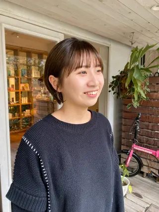 ショート カラー BELLA阿部野 TOMOMIのヘアスタイル