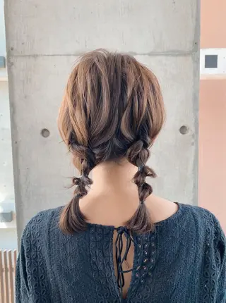 ミディアム ヨシモトリョウ 髪質改善/美髪のヘアスタイル