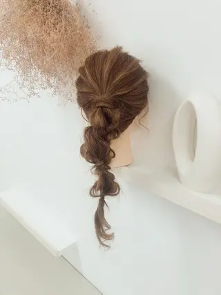 セミロング 札幌円山ヘアメイク/ バーガスのヘアスタイル