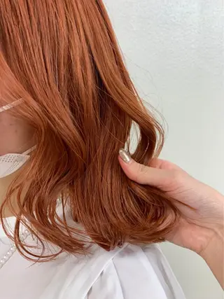 ミディアム カラー ヘアアレンジ 💕上野美容師☁ ブリーチ💖サワのヘアスタイル