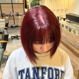 カラー 阪急伊丹🫧 ahu かなうのヘアスタイル