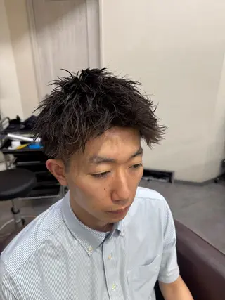 ショート メンズ メンズ/パーマ/ 京都駅/井上光のヘアスタイル