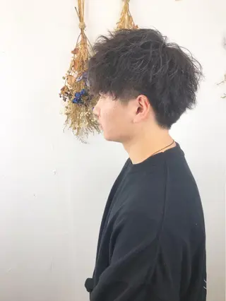 パーマ メンズ メンズサロン アソビ元町のヘアスタイル