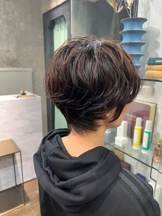 ショート パーマ 松井美樹/似合わせ ガーリー・韓国のヘアスタイル