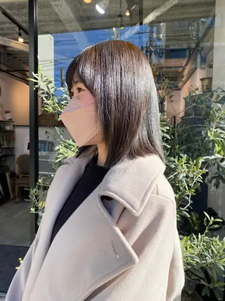 ミディアム 小野田 航己のヘアスタイル