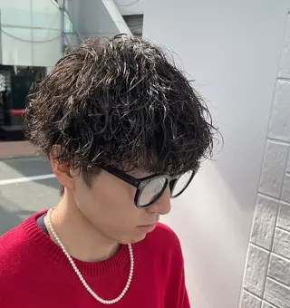 パーマ メンズ 【メンズ特化】 池田大成✂︎のヘアスタイル