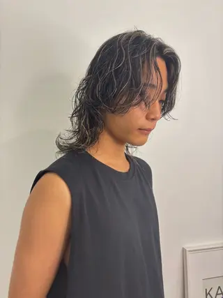 カラー メンズ IO/ブリーチカラー 特化美容師✨のヘアスタイル