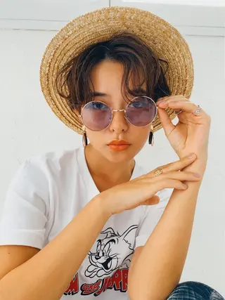 ショート カラー 初めてのショート お任せください✂️のヘアスタイル