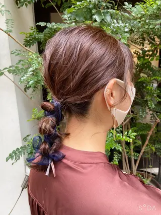 ミディアム 早稲田 千尋のヘアスタイル