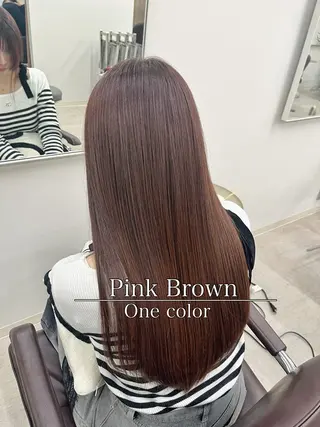 セミロング カラー ヘアアレンジ 二ヶ月綺麗なデザイン カット/星野六三四のヘアスタイル