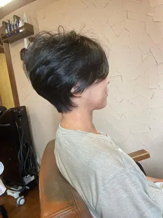 ショート 艶髪/髪質改善/ レイヤー/鈴木慎一のヘアスタイル