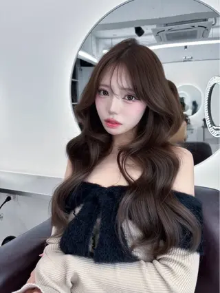 ロング 🩵透明感艶髪 縮毛矯正masa🩵のヘアスタイル