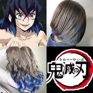セミロング カラー パーマ ヘアアレンジ メンズ キッズ ネイル マツエク・マツパ 新宿駅近♡友達とOK 🦋W -ワット -のヘアスタイル