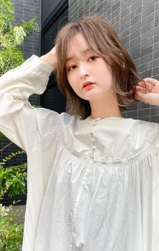 ミディアム TLUUS所属・髪質改善:クロスパー マ特化型⭐中西雄大✂のヘアスタイル