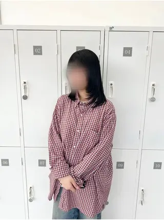 ミディアム 相田 絢音のヘアスタイル