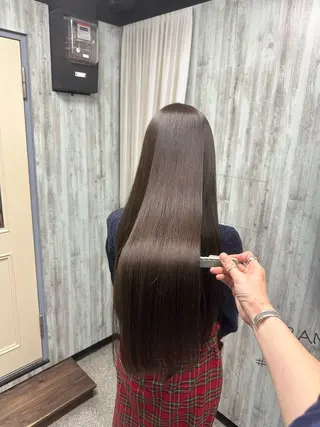 ロング レイヤーカット× 髪質改善カラー　片山のヘアスタイル