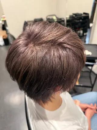 ショート 髪質改善⚡️カラー 🍀武久 誠🍀のヘアスタイル