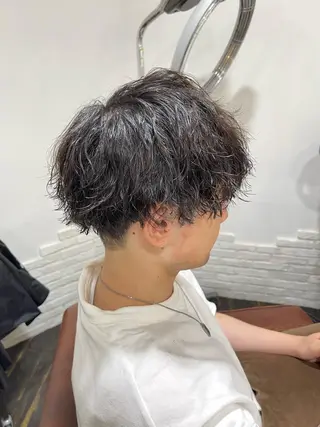 パーマ メンズ 齋藤 拓麻のヘアスタイル