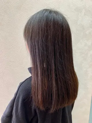 セミロング 加藤 遥花のヘアスタイル