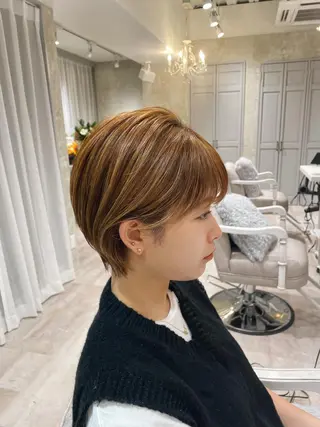 ショート 小野 明日香のヘアスタイル