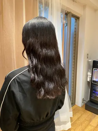 セミロング 大人可愛い♡コテ巻き パーマ🌼杉田 萌恵のヘアスタイル