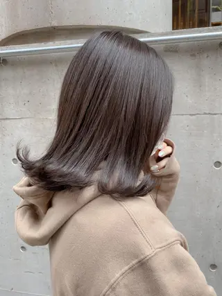 ミディアム カラー 【透明感、艶髪】西村 有司のヘアスタイル
