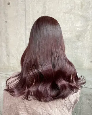 カラー 儚いピンク🩷 /メンズパーマのヘアスタイル