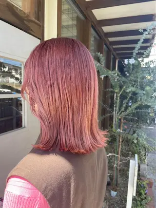 カラー カットパーマモデル 山中 遥のヘアスタイル