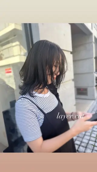ミディアム Miku🪄💫 フェイスレイヤーのヘアスタイル