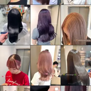 髪質改善/韓国風 🦕ＡＫＡＲＩ🩵のヘアスタイル