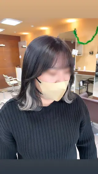 ミディアム 🫧艶髪カラー🫧 森本くるみのヘアスタイル