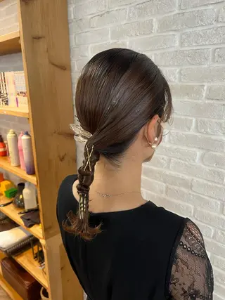 セミロング ヘアアレンジ Topstylist YUKIのヘアスタイル