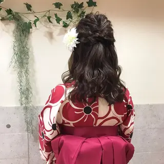 ヘアアレンジ 🪐脱白髪染め 🪐松尾菜々美のヘアスタイル