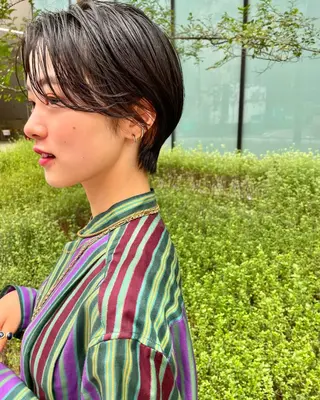 ショート 菊地 万佐久のヘアスタイル