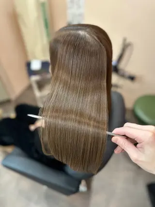 ロング カラー パーマ 《柔らかhair𓍯 》木村美姫のヘアスタイル