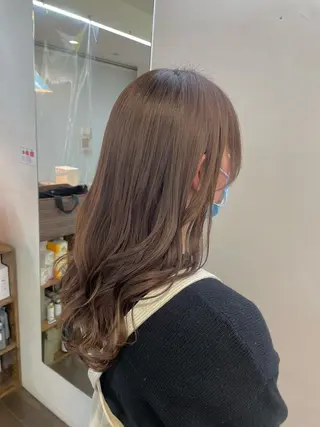 ロング デジタルパーマ🫧 韓国風ヘア🫧サクラのヘアスタイル
