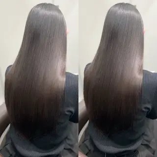 ロング パーマ 縮毛矯正/艶カラー /美髪/ﾒｸﾞﾐのヘアスタイル