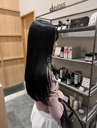 ロング カラー ヘアアレンジ mina 🐈‍⬛ ラフな似合わせヘアのヘアスタイル