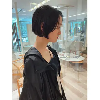 ショート パーマ 髪質改善カラー/ボブ 🌻Mutsumiのヘアスタイル