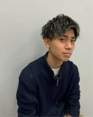 ショート カラー メンズ 北千住No1 二田健吾‼️のヘアスタイル