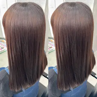 カラー ヘアメ🎀推しカラー 🥣横浜/しほ🧸のヘアスタイル