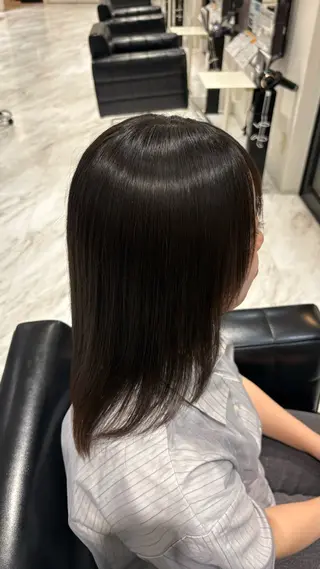 ミディアム 梅田/透明感カラー /ひかるのヘアスタイル