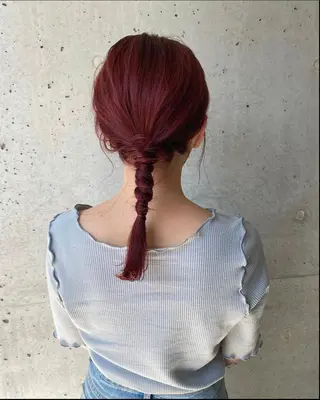 ミディアム カラー フリーランス美容師 MIZUKIのヘアスタイル