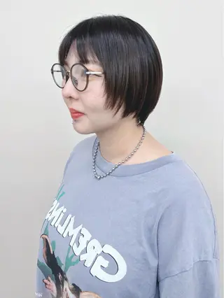 ショート ボブ/ゆるふわ ボブパーマ/とういのヘアスタイル