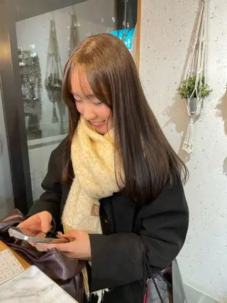 ロング hanae 福岡/ 西新美容室のヘアスタイル