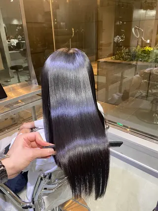 セミロング Yoh 美髪特化 髪質改善/縮毛矯正のヘアスタイル